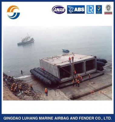 Airbag caoutchouc pneumatique marin pour le lancement de navires de levage et de sauvetage