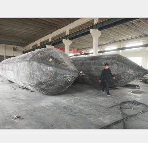 Lancement de bateau et amarrage de l'airbag en caoutchouc marin 2m x 18m